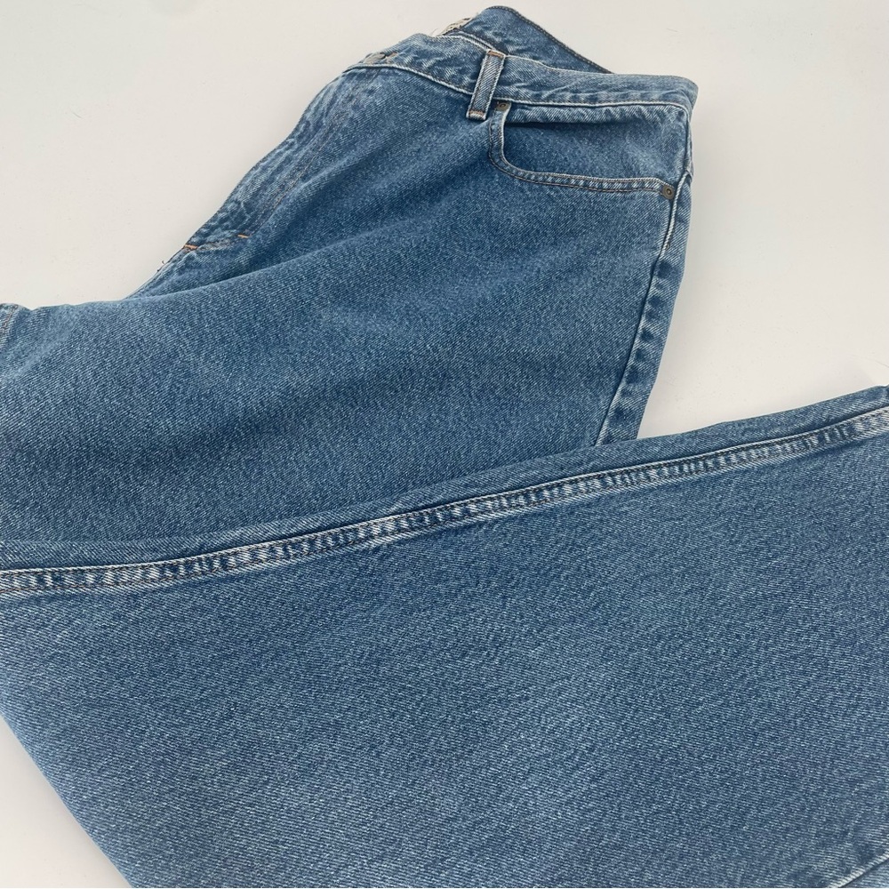 Vintage L.L. Bean 80s 90s High Rise Mom Jeans Relaxed Fit Light Wash - Picture 4 of 7
